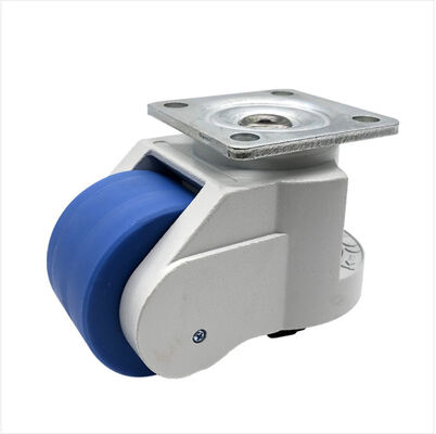 Quality  GD150F Ultra Heavy-Duty Plate Mount Leveling Caster 1500kg Capacity Nylon Wheel & Base factory