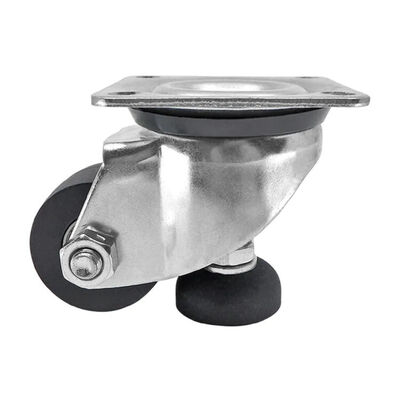 کیفیت  2 Inch Swivel Leveling Caster Adjustable Universal Caster Wheel for Workbench and Industrial Equipment کارخانه