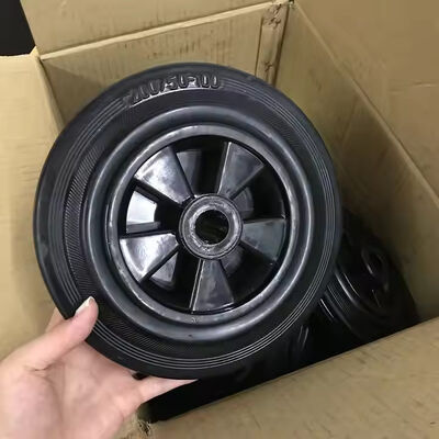 65mm European Style White Nylon Casters Wheel With Bolt Hole