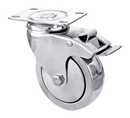 Dajin Medium Duty Stainless Steel Casters Wheels 150kg-200KG Load Capacity