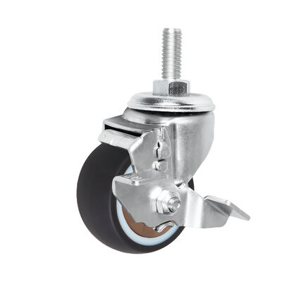 Light Duty Universal Caster Wheels , TPR Furniture Castor Wheels OEM ODM