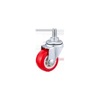 Red Caster Wheels 25mm -75mm Universal Office Chair Caster Wheels