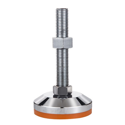 18mm 22mm 27mm 30mm Caster Wheel , Solid Heavy Duty Casters With Leveling Feet