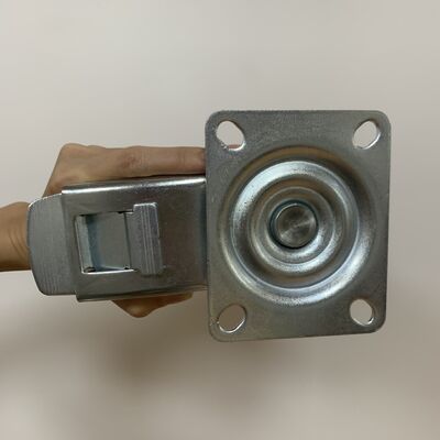 5 Inch Industrial PU Caster Wheel with Polyurethane Tread Double Ball Bearing and Non-Marking Design