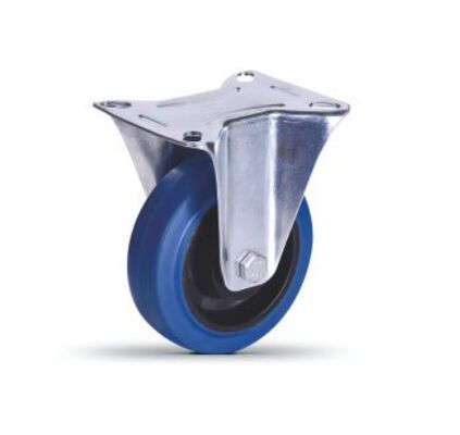5 Inch Industrial PU Caster Wheel with Polyurethane Tread Double Ball Bearing and Non-Marking Design