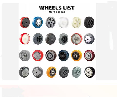 High quality 2.5 Inch Low Profile Gravity Nylon Castor Swivel Caster Wheels for Chairs