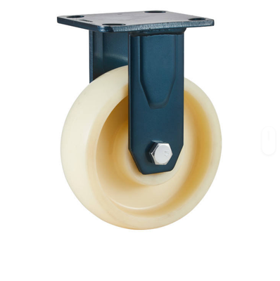 4/5/6/8 Inch Swivel Fixed White Locking Nylon Castor Industrial Diameter 125 mm Caster Wheels