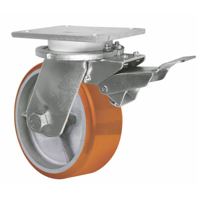 6"/8"/10" Brake / Rigid Extra Heavy-Duty MC Nylon Caster