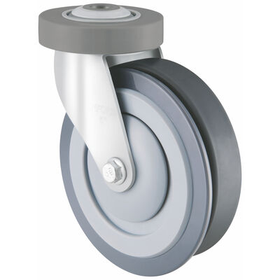 5 Inch Thermoplastic Rubber Wheel, Smooth & Floor‑Friendly shopping trolley walkway caster
