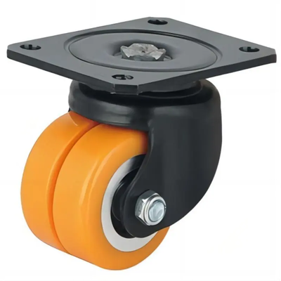 AGV Caster Wheels with Aluminum Alloy Core & TPU Wheel – 55/65/75 mm Dual Ball Bearing Industrial AGV Wheels