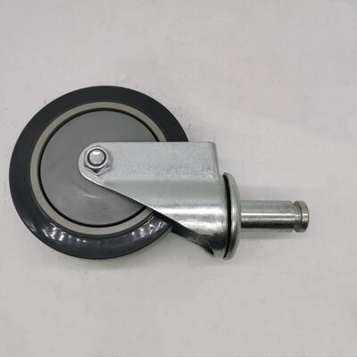 Roulette pivotante industrielle TPR à usage moyen, 3 pouces, 75mm, pour chariot et équipement