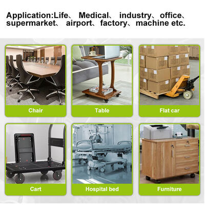 DACROMET coated Heavy-Duty Trolley Caster Wheels 4/5/6/8 Inch – Rubber & Steel Swivel Casters