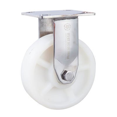 Rodízios de aço inoxidável do giro da roda de nylon resistente de 4 / 5 / 6 / 8 polegadas