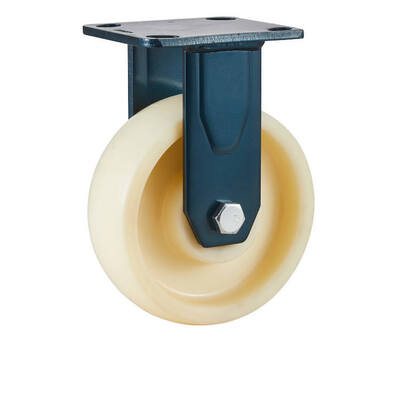 High Precison Double Ball Bearings 4 / 5 / 6 / 8 Inch Heavy Duty Machine Nylon Swivel Caster Wheels