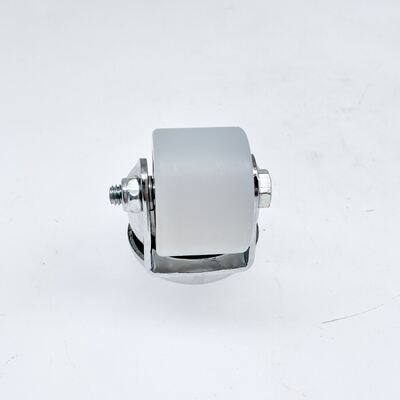 Les roues de roulement en nylon industriel en fonte européenne avec un trou de boulonnage et un support en acier galvanisé