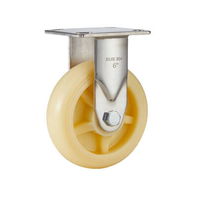 4 / 5 / 6 / 8 اینچ صنعتی 304 فولاد ضد زنگ چرخ چرخ PP کاستور چرخشی