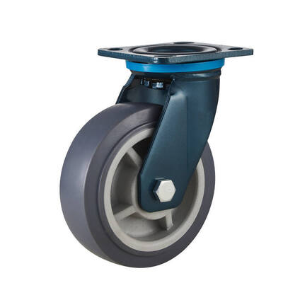 Ruedas giratorias TPR de alta resistencia de 4/5/6/8 pulgadas – Solución de movilidad industrial