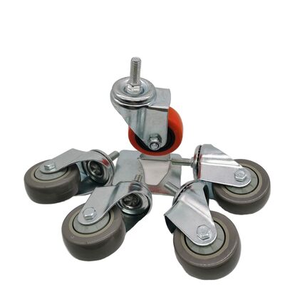 3 Inch PVC or PU Caster Wheels for Industrial Furniture & Trolley
