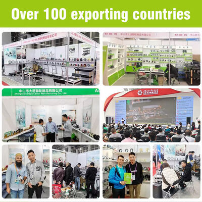 Industrial Trolley Casters with TPR Wheels & Ball Bearings – Top Plate Mounted Mobility Solution