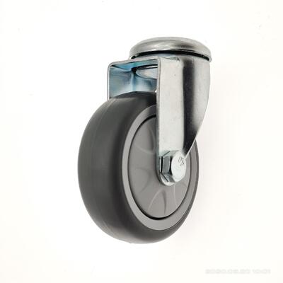 Industrial Trolley Casters with TPR Wheels & Ball Bearings – Top Plate Mounted Mobility Solution