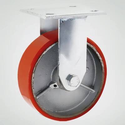 4 Inch Heavy Duty Cast Iron Core PU Caster Wheels – Industrial Mobility Solution