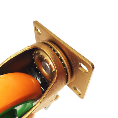 4-calowe, uniwersalne kółko przemysłowe PU do maszyn do produkcji żywności