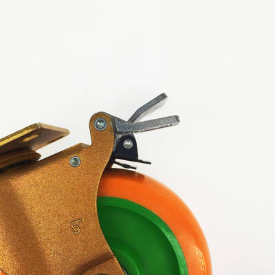 4-calowe, uniwersalne kółko przemysłowe PU do maszyn do produkcji żywności