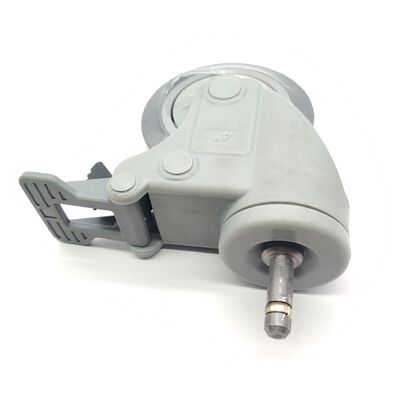 3 / 4 / 5 Inch Anti-Corrosive Plastic Bracket TPR Caster Wheel with Ball Bearing and Total Brake