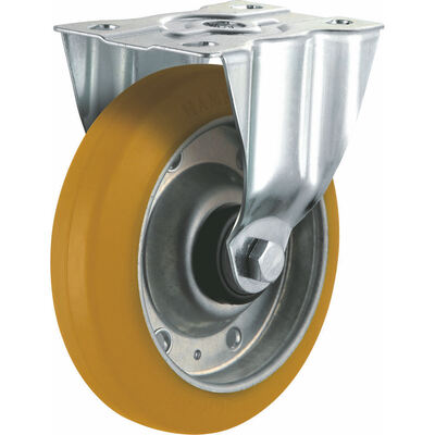 Kółka obrotowe z poliuretanu o średnicy 4/5/6 cali i średniej wytrzymałości z bocznym hamulcem – 120-180 kg Nośność Kółka talerzowe