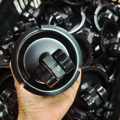 1.5 Inch Heavy Load Nylon Furniture Casters – Black Steel Cover Cabinet & Closet Caster Wheel