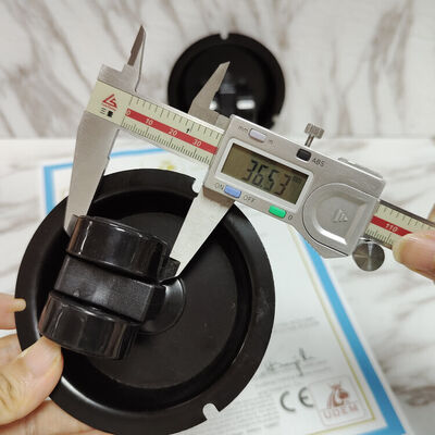 1.5 Inch Heavy Load Nylon Furniture Casters – Black Steel Cover Cabinet & Closet Caster Wheel