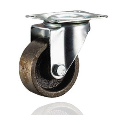 Small Size Cast Iron Caster Wheels with Double Ball Bearing for Swivel Cart Wheels