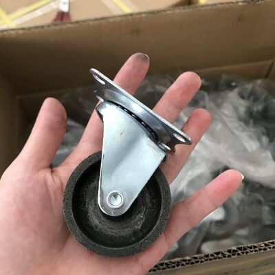 Double Ball Bearing Swivel Casters with Zinc-Plated Finish and Multiple Sizes for Cart Wheels