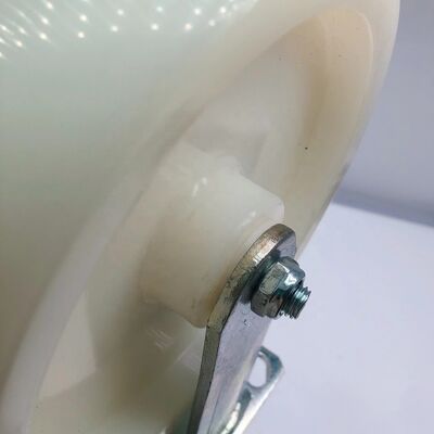 35mm Nylon Wheel Stainless Steel Caster – 50mm Width Pasteurizer Cart Swivel Caste