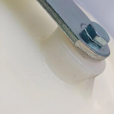 35mm Nylon Wheel Stainless Steel Caster – 50mm Width Pasteurizer Cart Swivel Caste