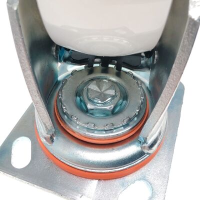 35mm Nylon Wheel Stainless Steel Caster – 50mm Width Pasteurizer Cart Swivel Caste