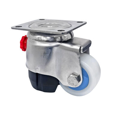 Stainless Steel 304 Adjustable Leveling Casters 360° Swivel Wheels – Furniture & Workbench Caster