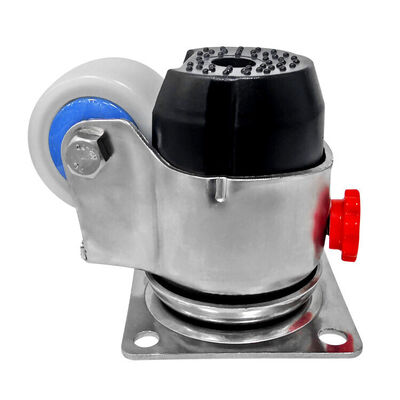 Stainless Steel 304 Adjustable Leveling Casters 360° Swivel Wheels – Furniture & Workbench Caster