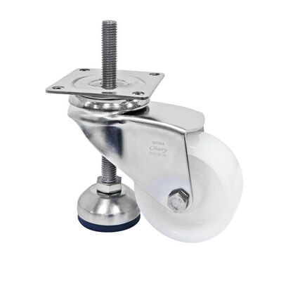 3 Inch Swivel Leveling Caster Wheel – Adjustable Universal Caster for Workbench & Equipment