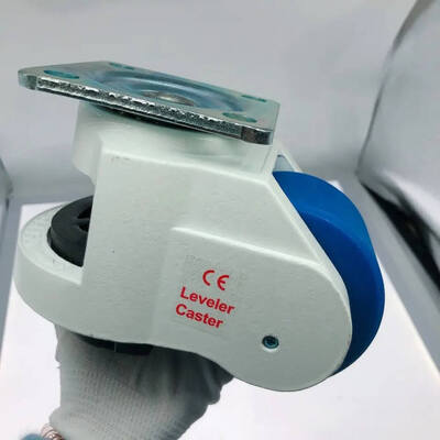 GD150F Ultra Heavy-Duty Plate Mount Leveling Caster 1500kg Capacity Nylon Wheel & Base
