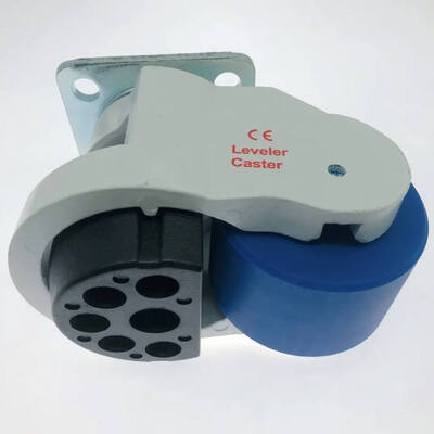 GD150F Ultra Heavy-Duty Plate Mount Leveling Caster 1500kg Capacity Nylon Wheel & Base