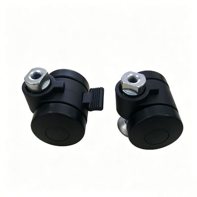 60 mm Nylon Twin-wheel Leveling Adjustable Brake and Lock Furniture Casters