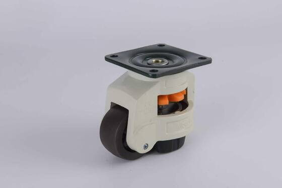 Leveling Adjustable Caster Wheel Heavy Duty 50kg Load Capacity Retractable Swivel Casters for Industrial Machine Cabinet