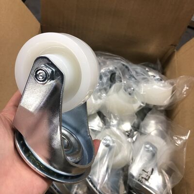 2.5 inches 63mm Big ball race 80kg Nylon caster wheel for plant aluminum case