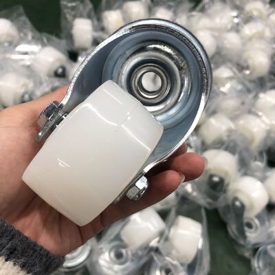 2.5 inches 63mm Big ball race 80kg Nylon caster wheel for plant aluminum case
